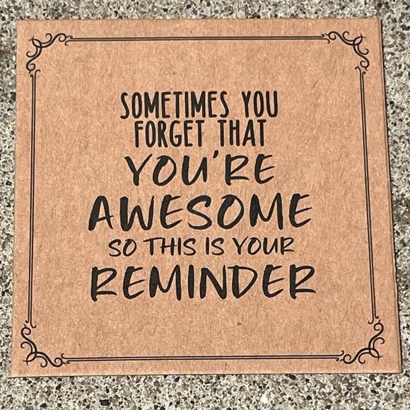 Stone Bracelet New You are Awesome  Positive Affirmation Stretches Gift Present - Picture 3 of 3